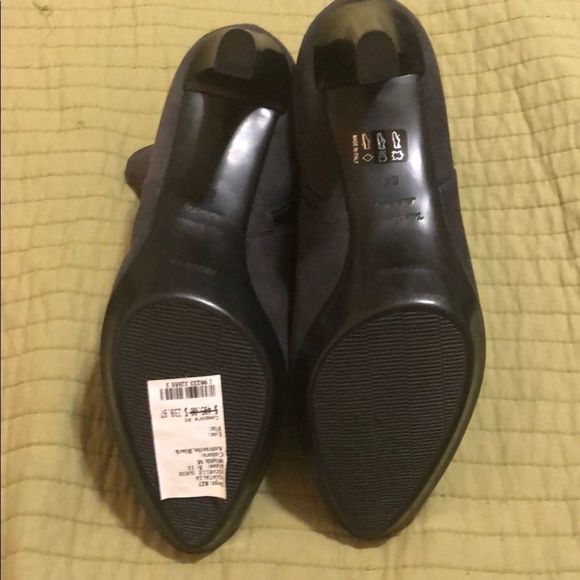 Aquatalia Rochelle Buckle Zip Up Stiletto Boots - Picture 6 of 7